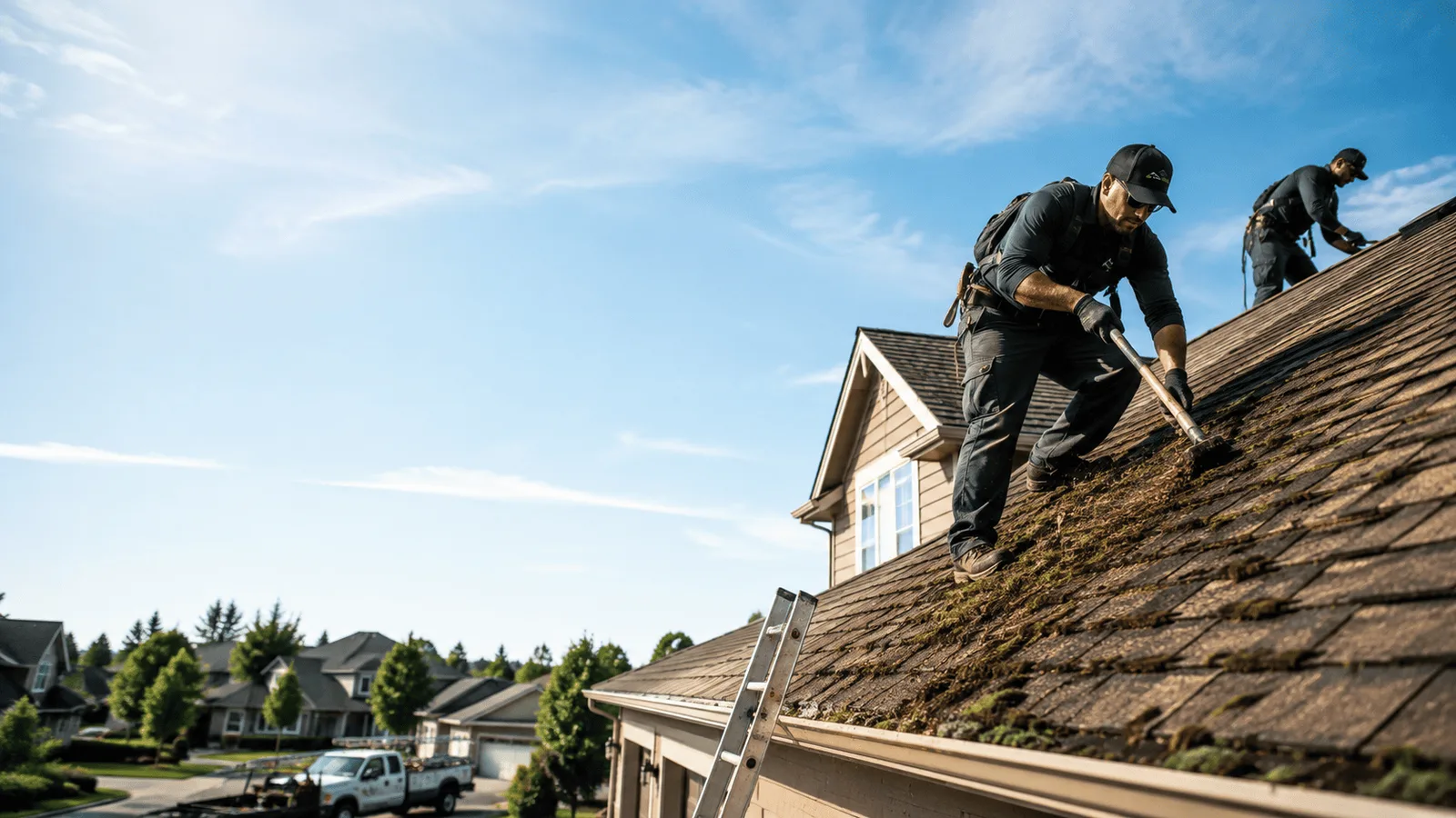 Roof Moss Removal in Lincoln, MO near me